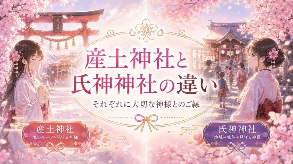 産土神社と氏神様の違い